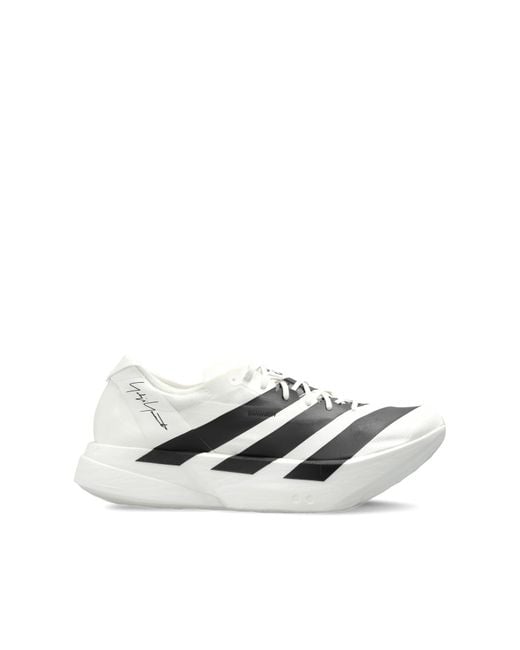 Y-3 White 'Adios 4' Sports Shoes
