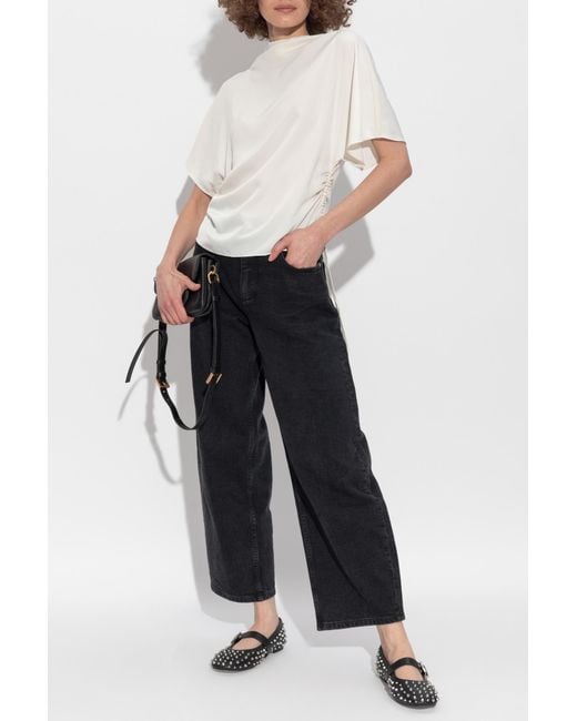 AllSaints White Top "Leslie"