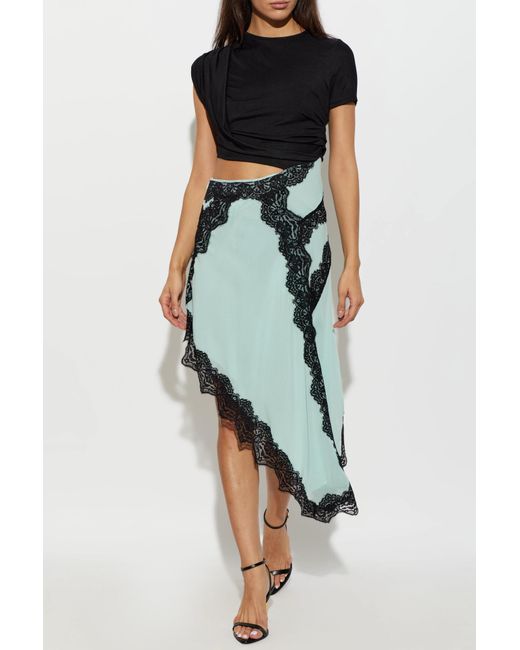 Christopher Esber Black 'Verve Twisted Tee Mini' Dress