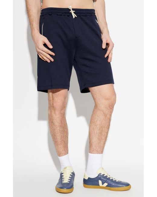 Eleventy Blue Shorts With Pockets for men