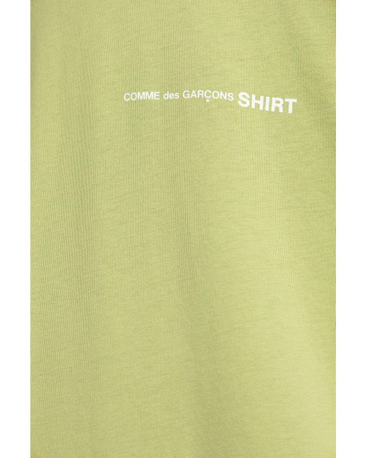 Comme des Garçons Green T-Shirt With Logo for men