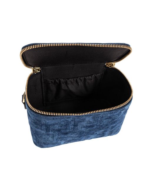 Fendi Blue "Vanity" Hand Bag