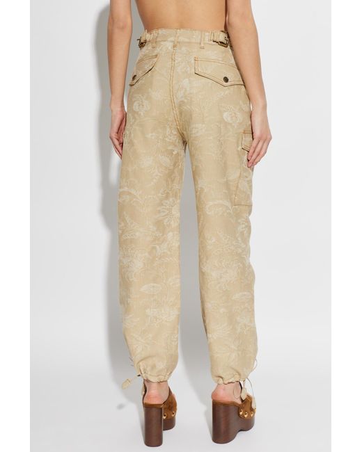 Etro Natural 'Cargo' Jeans