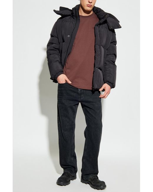 DIESEL Black "W-Rolfys-Wrd" Down Jacket for men