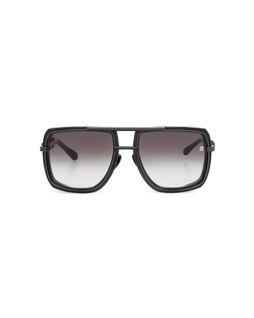 Balmain Black 'Soldier' Sunglasses