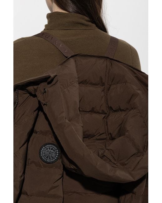 Canada Goose Brown Quilted Jacket "Clair"
