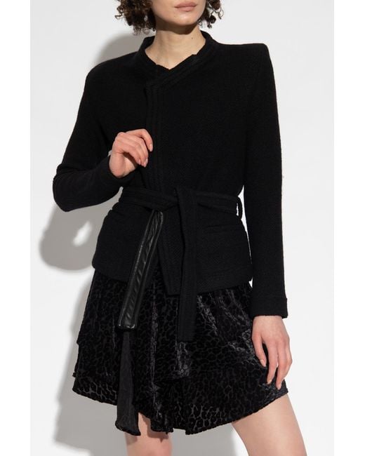 IRO Black Belted Jacket