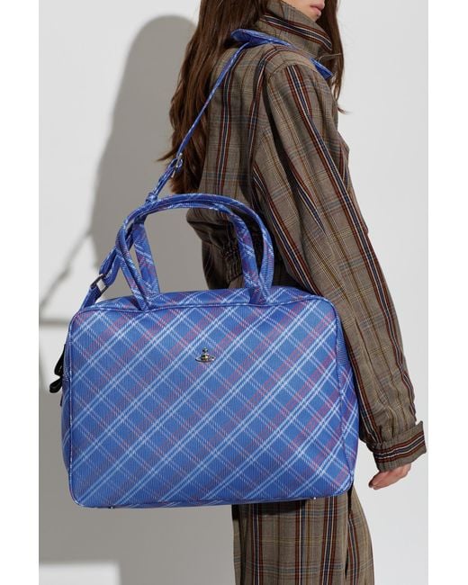 Vivienne Westwood Blue 'Jim' Cabin Bag