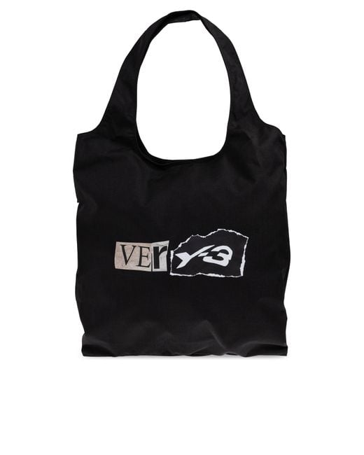 Y-3 Black Shoulder Bag 'Merch Tote'
