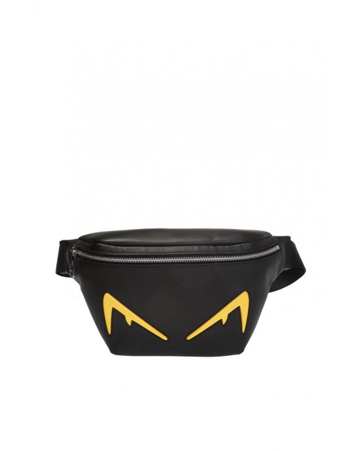 Fendi Black Bag Bugs Belt Bag for men
