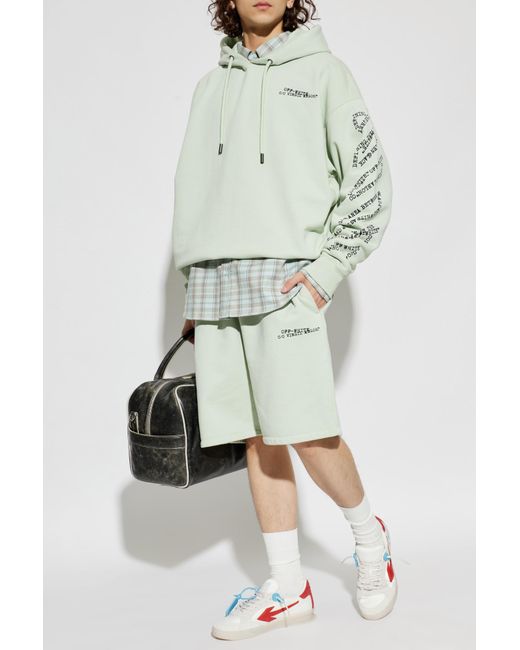Off-White c/o Virgil Abloh White Hoodie for men