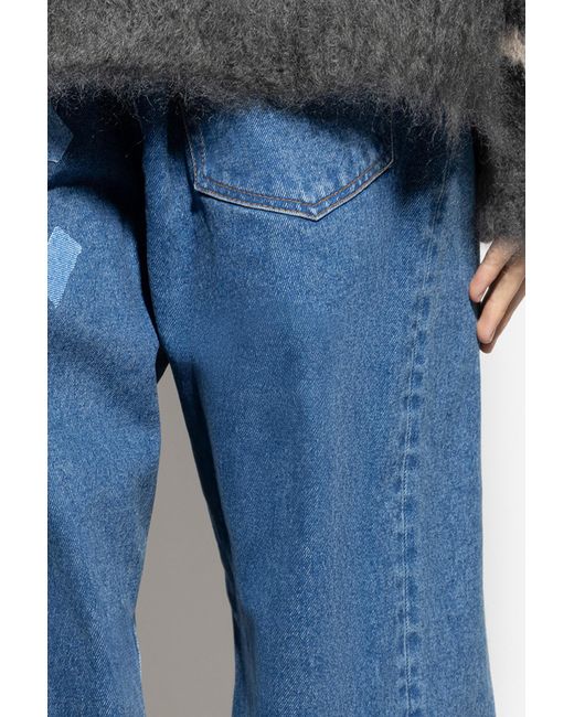 Marni Blue Jeans With Logo for men