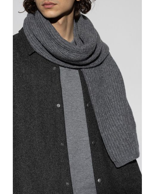 Lisa Yang Black Scarf "Marseille" for men