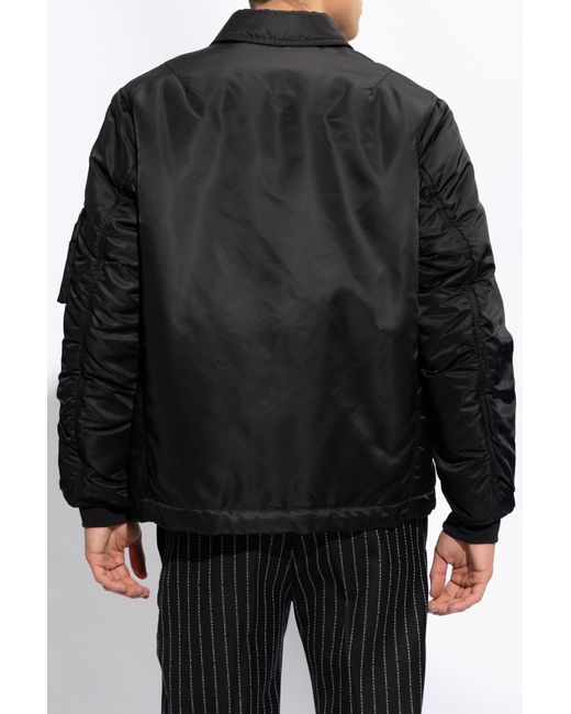 Alexander McQueen Black Jacket With Pockets for men