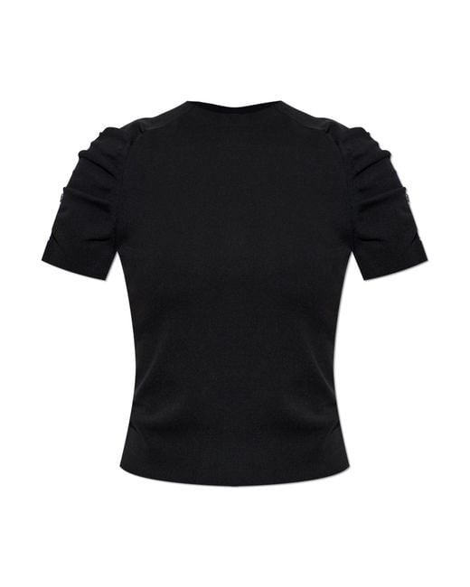 Alexander Wang Black Fitted Top