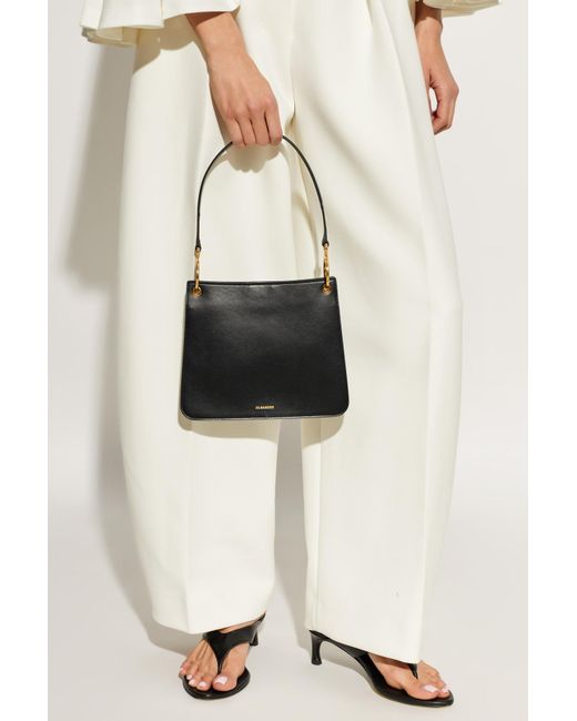 Jil Sander Black 'Otto Small' Shoulder Bag