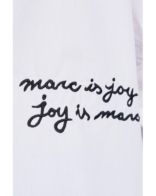 Marc Jacobs White Shirt With Print,