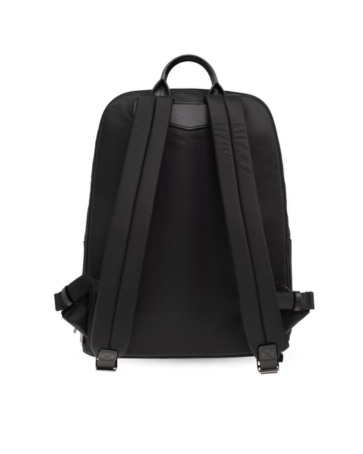 Emporio Armani Black The 'Sustainability' Collection Backpack for men