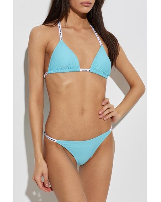 Moschino Blue Bikini Bottom