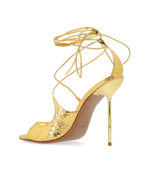 Paris Texas Metallic ‘Loulou’ High-Heeled Sandals