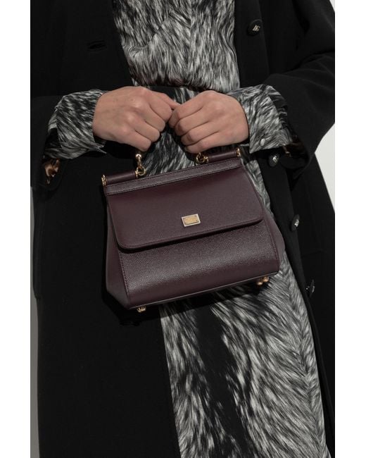 Dolce & Gabbana Black Handbag Sicily Medium