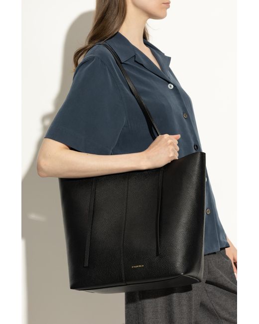 By Malene Birger Black Shopper Bag "Abilso"