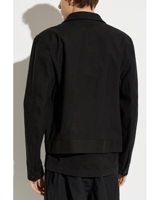 Dolce & Gabbana Black Rain Jacket for men