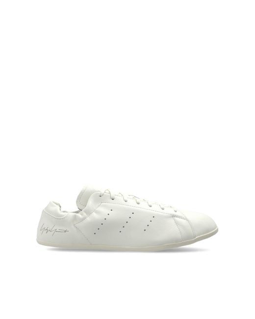 Y-3 White 'Stan Smith Lo Pro' Sports Shoes