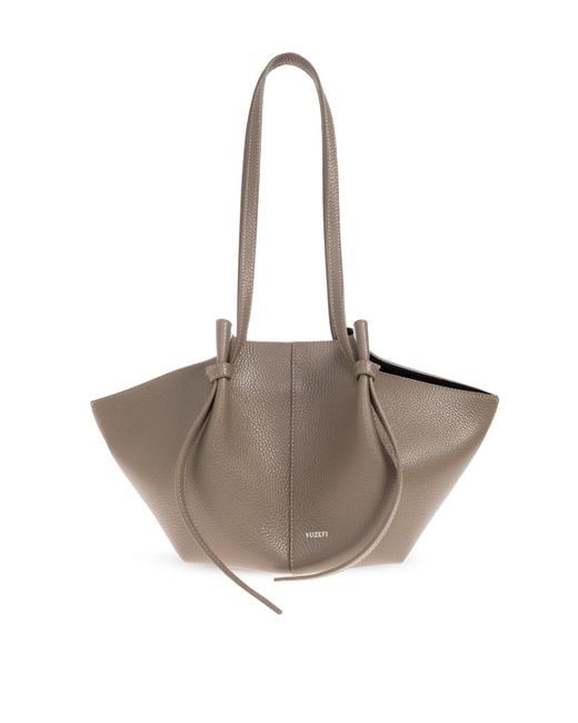 Yuzefi Gray "Mochi" Shopper Bag