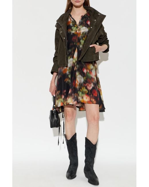 AllSaints Black 'Ryder' Suede Jacket