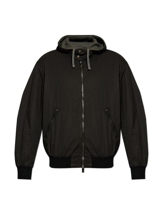 DIESEL Black Jacket 'J-Alain' for men