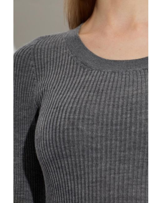 DSquared² Blue Fitted Cut Top