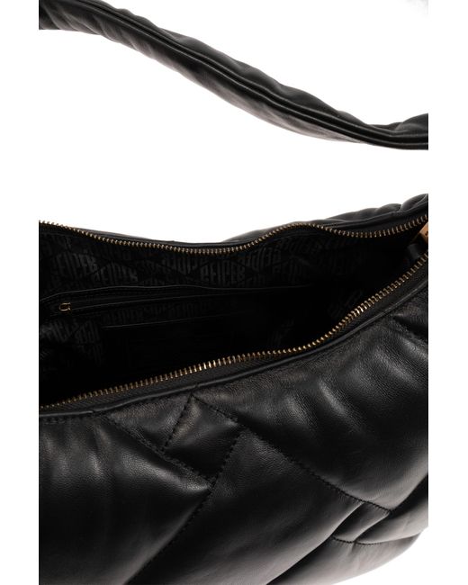 Kurt Geiger Black ‘Kensington Puff Hobo’ Quilted Shoulder Bag