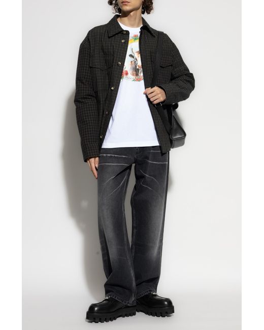 Moschino Black Jacket With Pockets for men