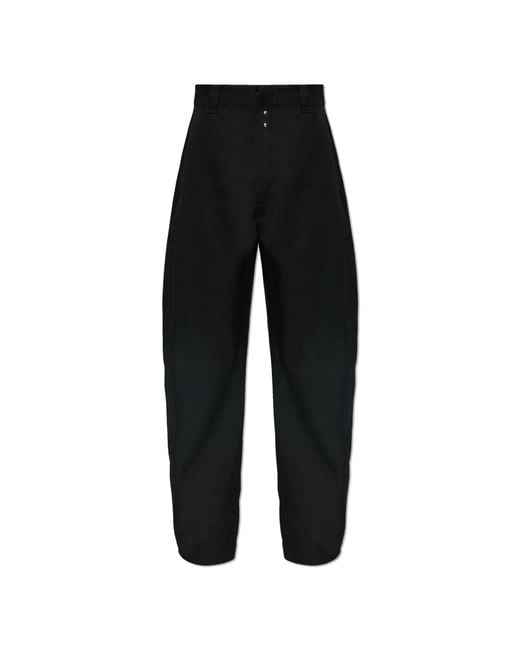 Jacquemus Black 'Oranger' Trousers for men