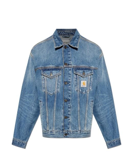 Carhartt Blue "Helston" Jacket for men