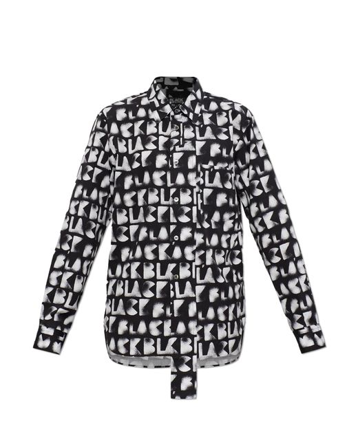 Comme des Garçons White Shirt With Monogram