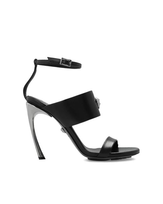 Versace Natural Heeled Sandals