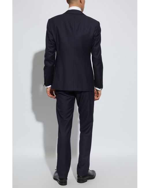 Giorgio Armani Blue Pinstriped Suit, for men