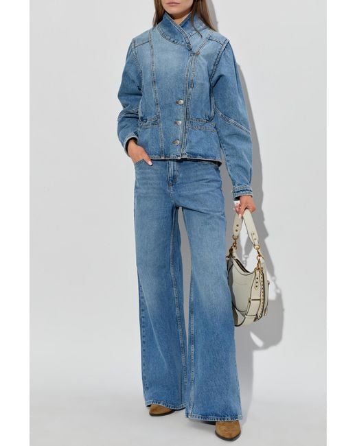 Isabel Marant Blue Jacket 'Dolie'