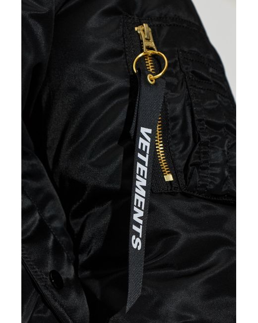 Vetements Black Insulated Jacket