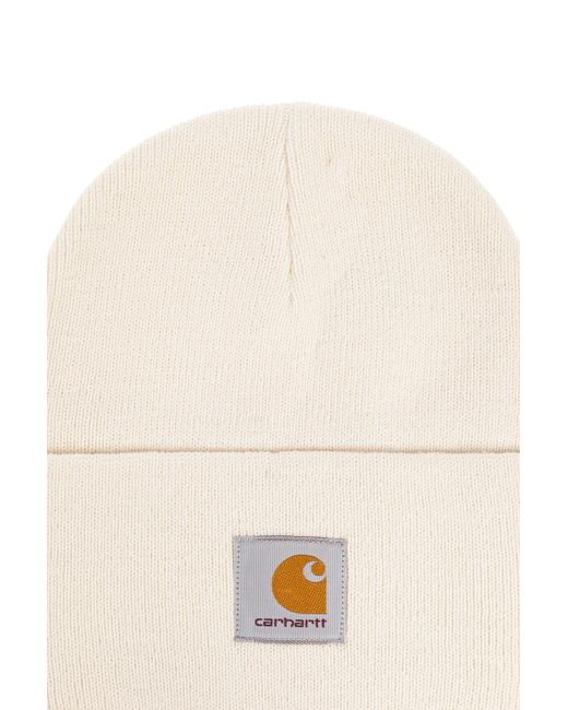 Carhartt White Cap With Logo Patch