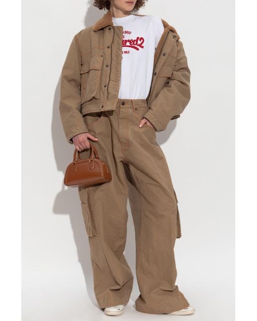 DSquared² Natural Jacket With Collar