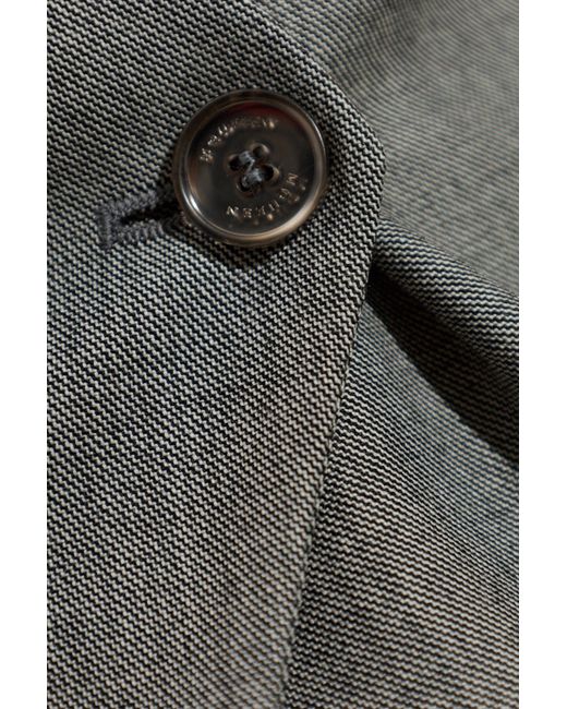 McQueen Gray Wool Blazer