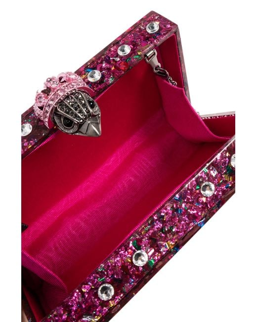 Kurt Geiger Black Clutch Bag 'London Box'