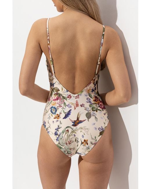 Zimmermann Brown One-Piece Swimsuit