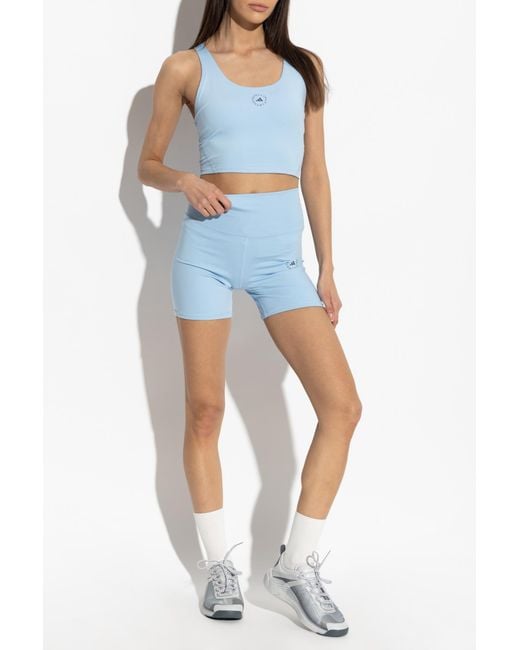 Adidas By Stella McCartney Blue Training Shorts