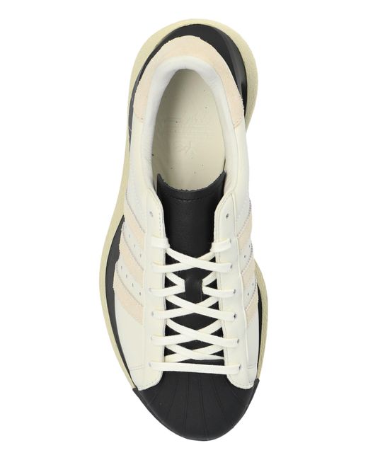 Y-3 White Sports Shoes `Gendo Superstar` By Yohji Yamamoto