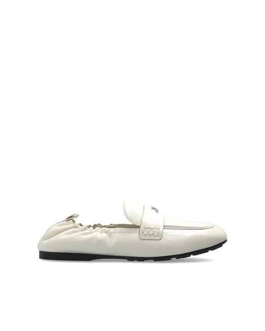 Marc Jacobs White 'Jude' Loafers