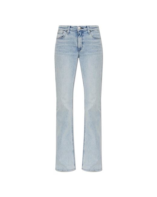 Rag & Bone Blue Flared Leg Jeans